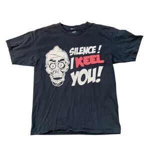 Jeff Dunham Achmed “Silence! I Keel You!” T-Shirt Mens L Black